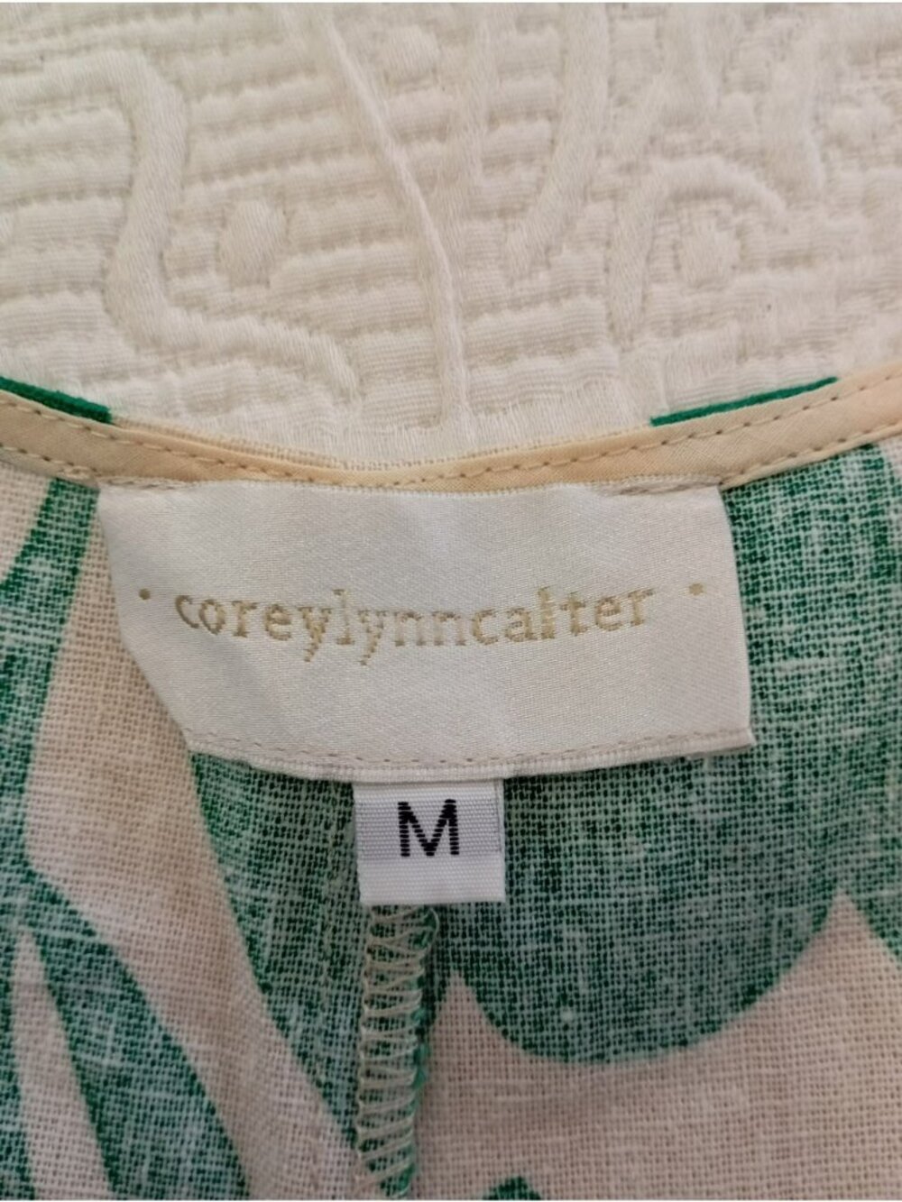 Anthropologie Corey Lynn Calter Romper Green Tank Linen-Blend Pockets Size M - Picture 3 of 13
